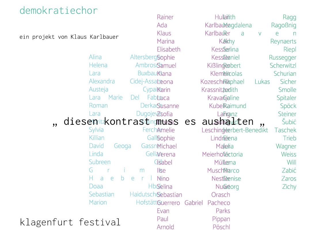 Diesen Kontrast muss es aushalten!